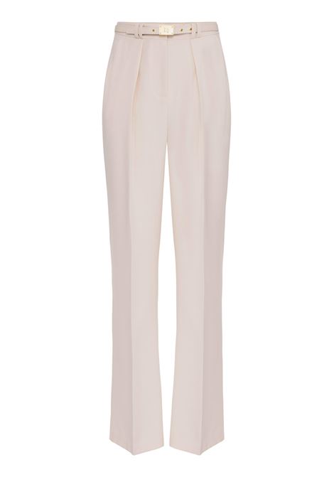 Crepe trousers with belt ELISABETTA FRANCHI | Trousers | PA04337E3193